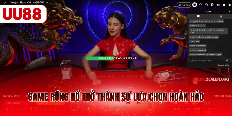 Game rồng hổ trở thành sự lựa chọn hoàn hảo